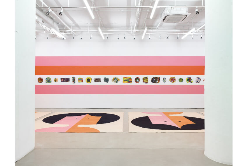 the potential of women by american polly apfelbaum installation view museum floor 2016