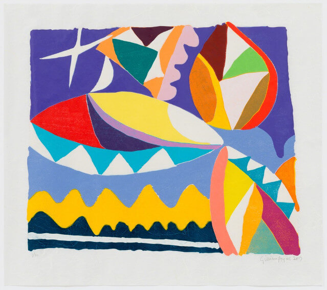 museum exhibitions of arts by Gillian Ayres who died in april 2018