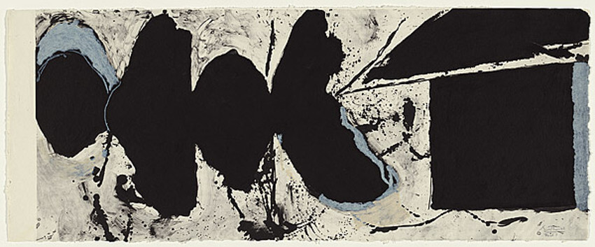 Robert Motherwell Elegy black black