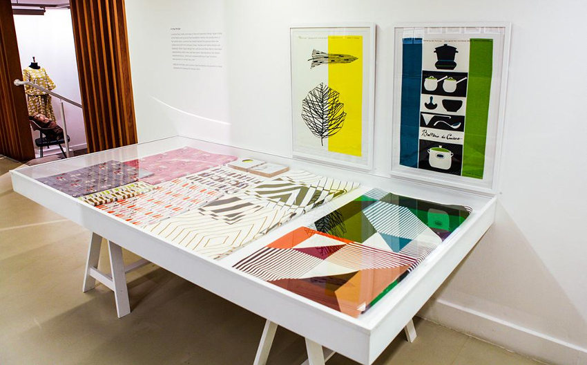 Calyx fabric by designer and artist Lucienne Day at London festival