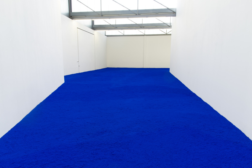 Yves Klein exhibition view