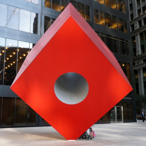 Isamu Noguchi Red Cube