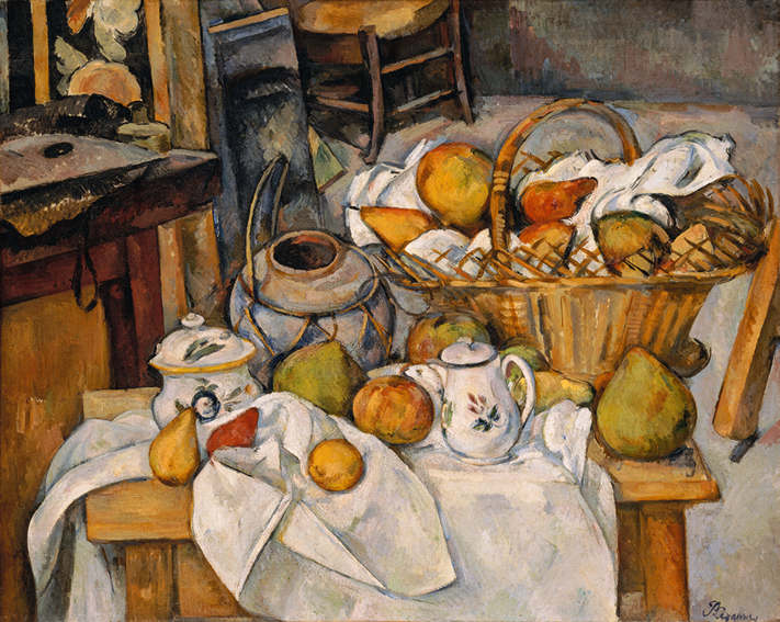 Paul Cezanne La Table de cuisine painting