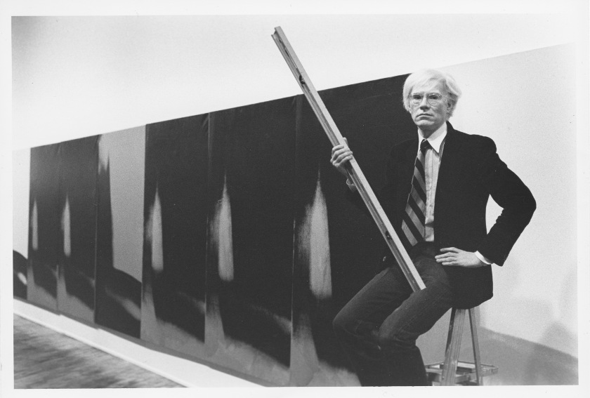 Andy Warhol with Shadows at Heiner Friedrich Gallery