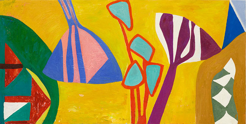 Gillian Ayres painting