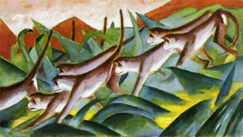 Franz Marc abstract painting