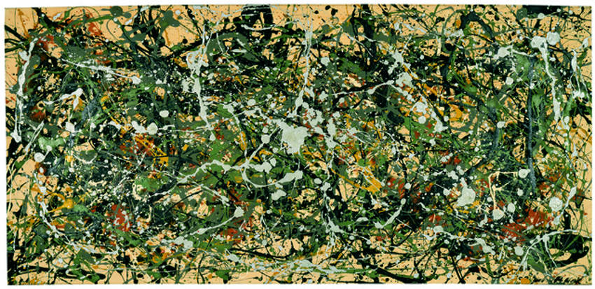 Jackson Pollock action painting