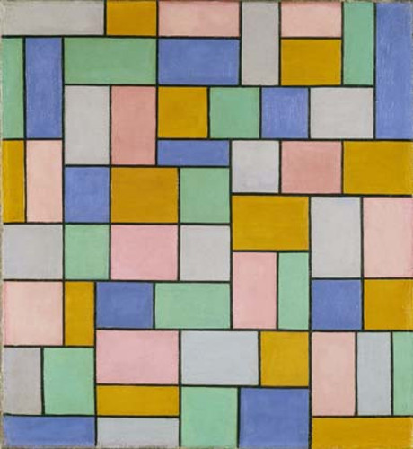 Theo van Doesburg Composition in dissonances Oil on canvas