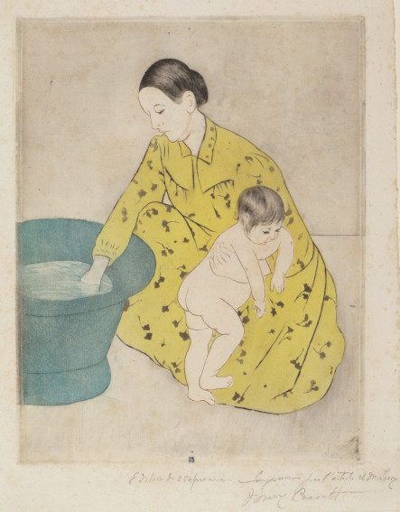 Mary Cassatt The Bath painting