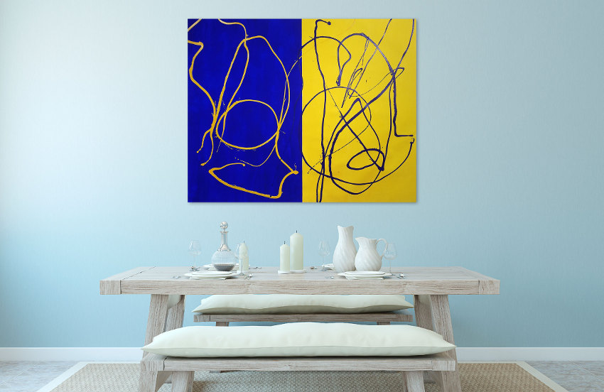 What Large Abstract Paintings Can Do For An Interior Space