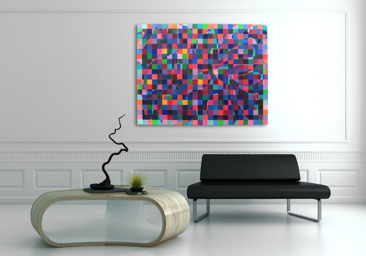 decorate your living room with abstract art by IdeelArt artists