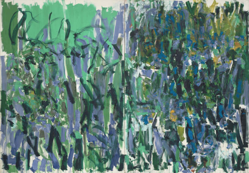 No Rain painting by American artist Joan Mitchell