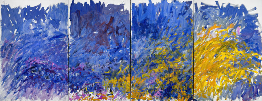 Edrita Fried painting by American artist Joan Mitchell