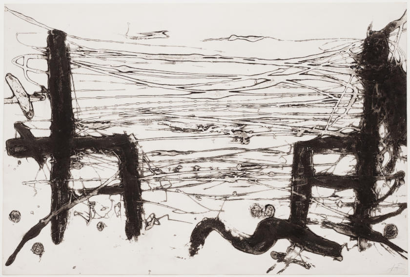 Antoni Tapies Chaises (Chairs) painting