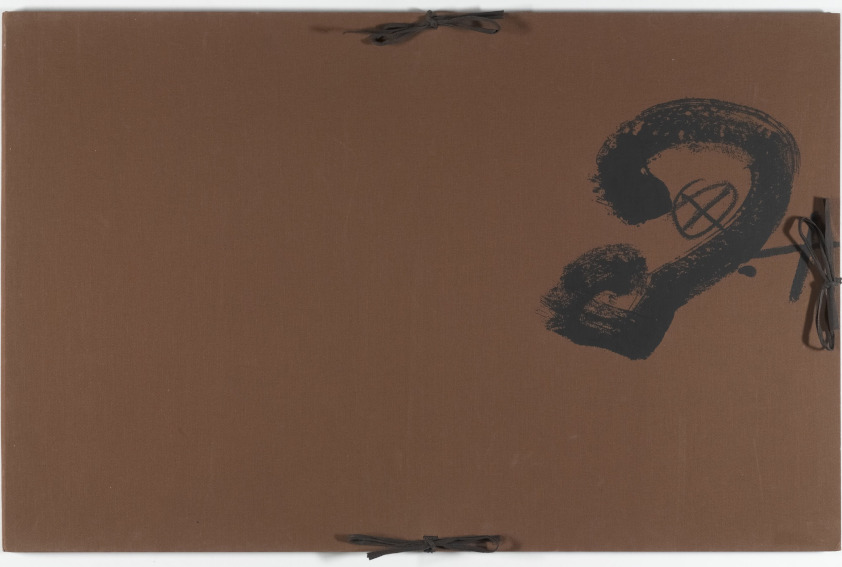 Antoni Tapies Petrificada Petrificante painting