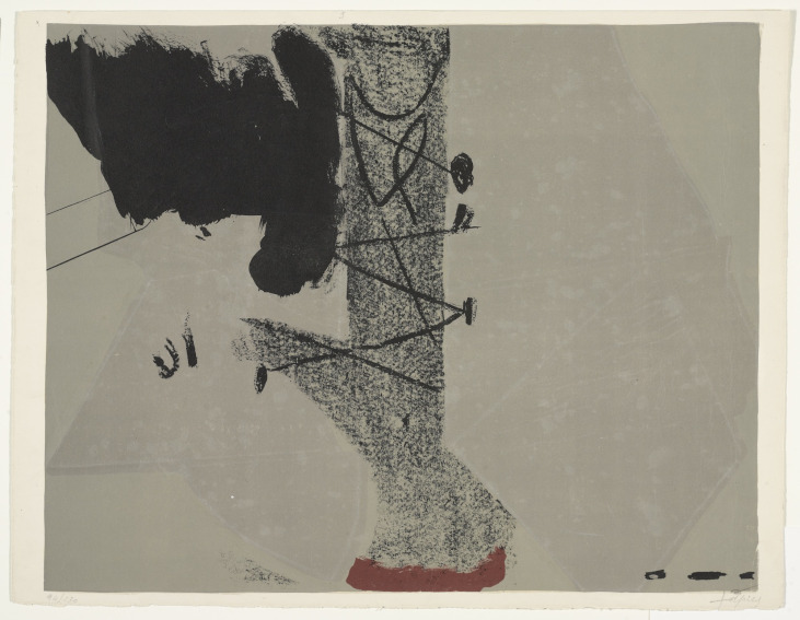 Antoni Tapies Saint Gall painting