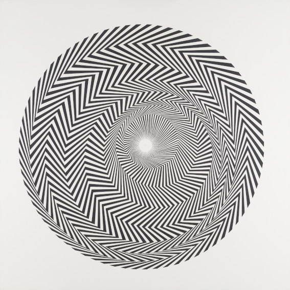 Bridget Riley Blaze I painting