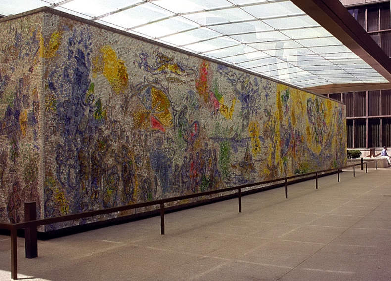 Marc Chagall Four Seasons sculpture