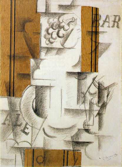 picasso still life with chair caning