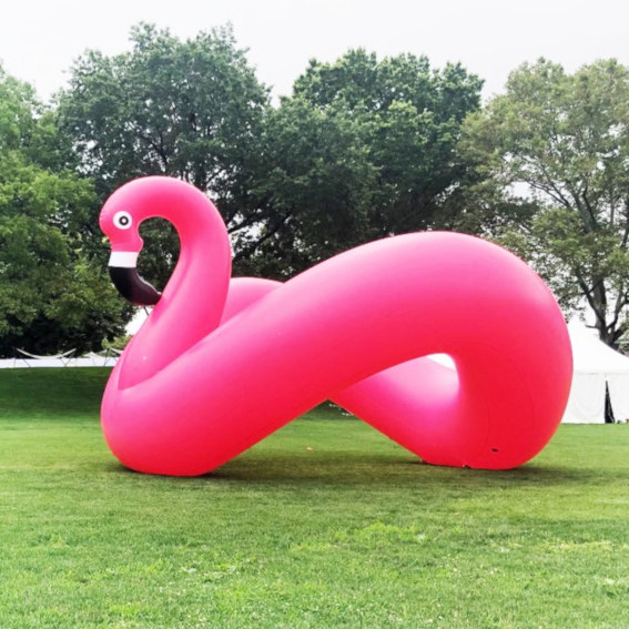 Cyril Lancelin Flamingo Ground installation