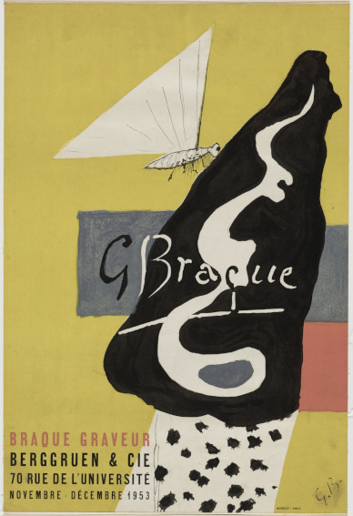 Cubism work of art by French painter Georges Braque