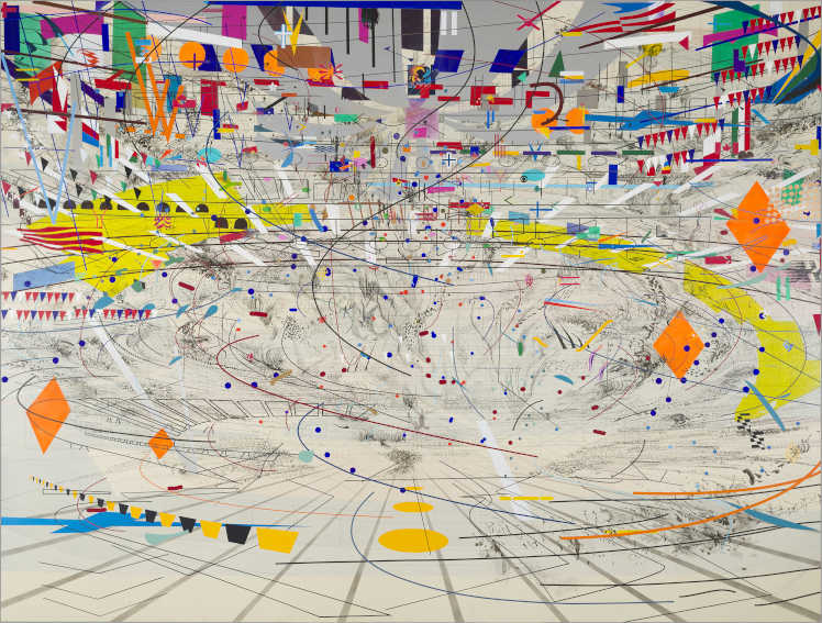 Julie Mehretu Stadia II painting