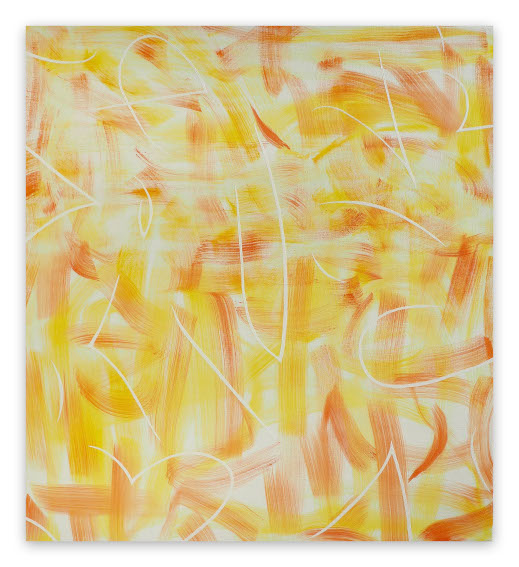 yellow abstract paintings