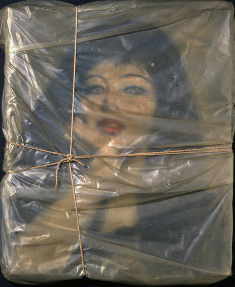 Christo Wrapped Portrait of Jeanne-Claude