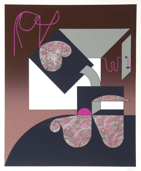 Manuel Felguarez Barra Untitled 1 silkscreen