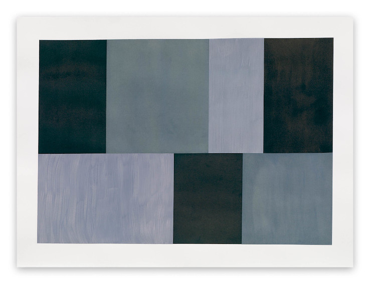 Tom McGlynn Test Pattern 12 Grey study painting