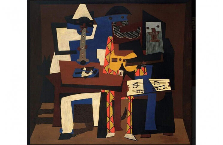 picasso still life with chair caning