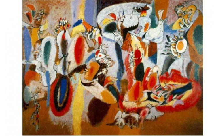 Arshile Gorky  How My Mother's Embroidered Apron Unfolds in My